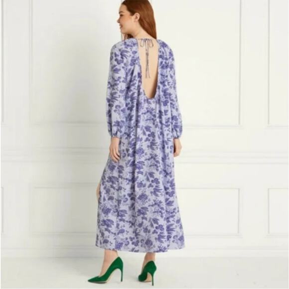 Hill House The Simone Dress Lilac floral Sz XXL - Picture 3 of 5